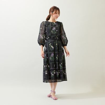 【セットアップ対応】パネル刺繍風ブラウス（５１０３４５０９）