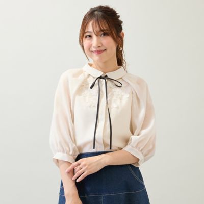 Rose Tiara ローズテイアラ ブラウス フリル 42 大きいサイズ 楽天市場】フリルカラーブラウス／ローズティアラ（Rose Tiara