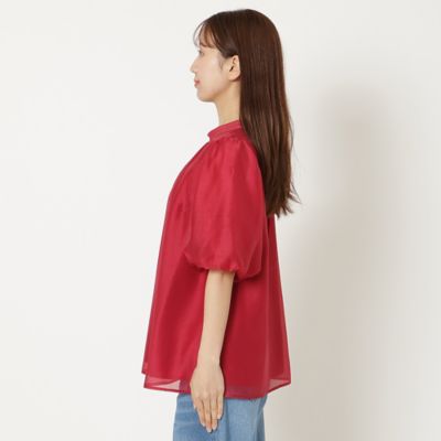 【手洗いＯＫ】バルーン袖ブラウス（５１０３４５１２）