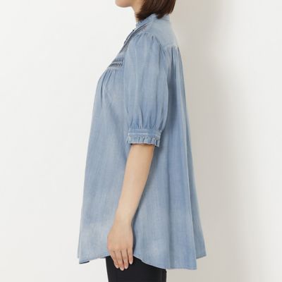 2．5オンスデニム軽やかブラウス（51034606） | Rose Tiara