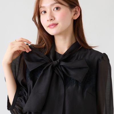3Dレースリボンブラウス（51034611） | Rose Tiara (Women 