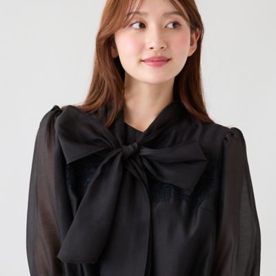3Dレースリボンブラウス（51034611） | Rose Tiara (Women