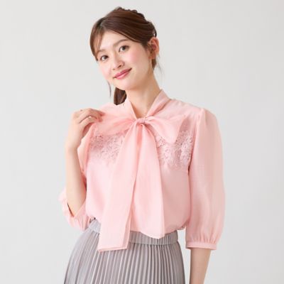 3Dレースリボンブラウス（51034611） | Rose Tiara (Women