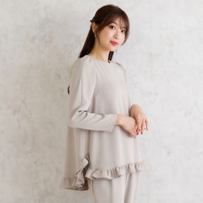 セットアップ可】フリルブラウス（51035406） | Rose