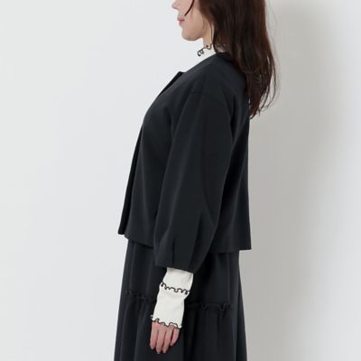 ダンボールニットタック袖ジャケット（51035509） | Rose