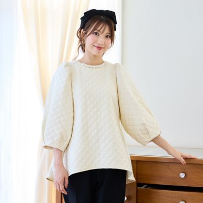 キルティングブラウス（51036308） | Rose Tiara (Women