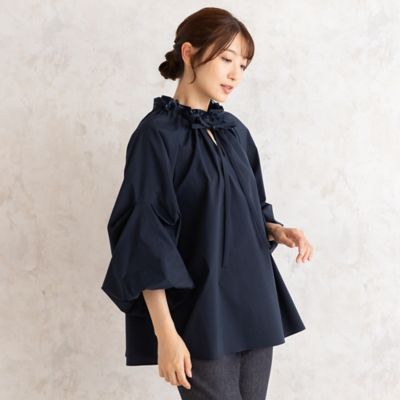 バルーン袖ブラウス（51036403） | Rose Tiara (Women
