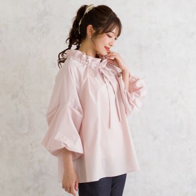 バルーン袖ブラウス（51036403） | Rose Tiara (Women