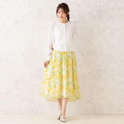 【セットアップ対応】フィッシュテールフレアスカート（５１０４２５０３）