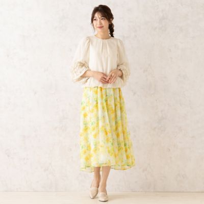 【セットアップ対応】フィッシュテールフレアスカート（５１０４２５０３）