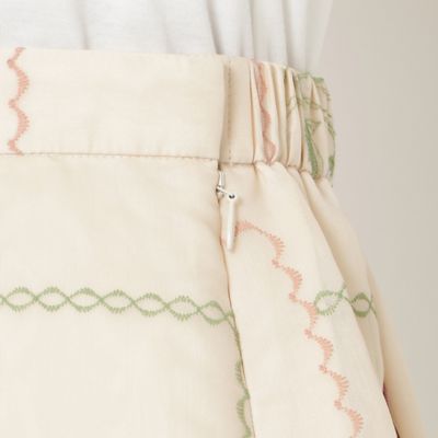【セットアップ対応】パネル風刺繍スカート（５１０４４５０９）