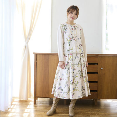 ボタニカルフラワースカート（５１０４６３０７） | ファッション・服