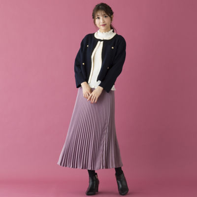 新品 Rose Tiara 46 プリーツスカート レイアード - スカート