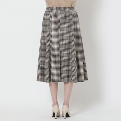 MIXチェックフレアスカート（51046502） | Rose Tiara