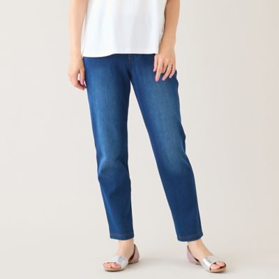 伸縮性◎】ニットデニムパンツ（51052601） | Rose Tiara