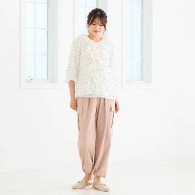 撥水】スカラポケットカーゴパンツ（51052603） | Rose Tiara