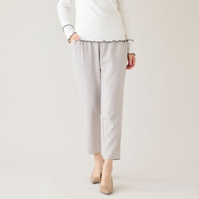 ＜Rose Tiara (Women/大きいサイズ)＞【セットアップ対応】【イージーケア】ストレッチツイルパンツ（５１０５２６０４）