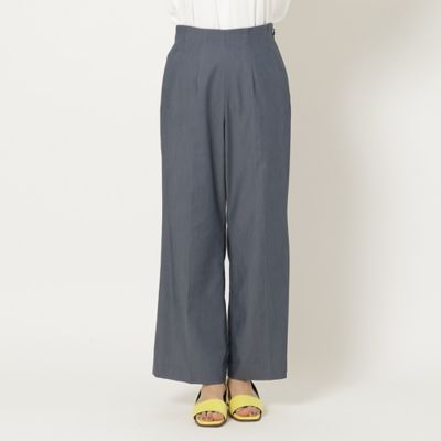 【美脚パンツ】【セットアップ対応／水洗い可】ワイドパンツ（５１０５３５０１）