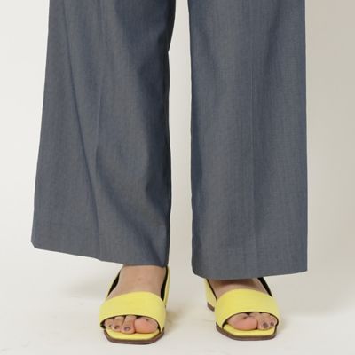 【美脚パンツ】【セットアップ対応／水洗い可】ワイドパンツ（５１０５３５０１）