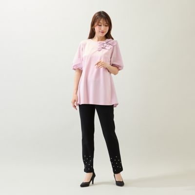 【定番人気／手洗いＯＫ】パールスタッズレギンスパンツ（５１０５４５０２）