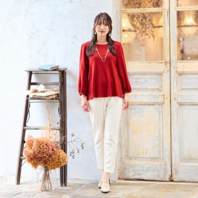 ＜Rose Tiara (Women/大きいサイズ)＞【人気アイテム】【蓄熱保温】ウーリッチウォームセンタープレスパンツ（５１０５６５０１）