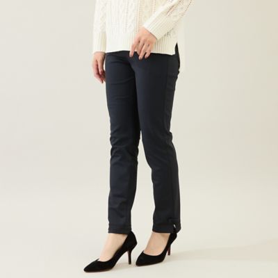 伸縮性◎／ストレッチ発熱】裾リボンレギンスパンツ（51056503