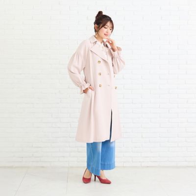 ギャザートレンチコート（51071601） | Rose Tiara (Women