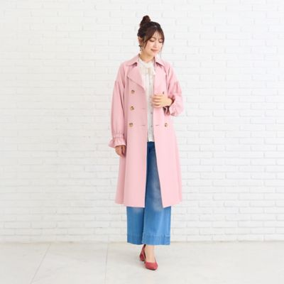 ギャザートレンチコート（51071601） | Rose Tiara (Women