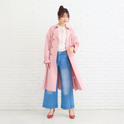 ギャザートレンチコート（51071601） | Rose Tiara (Women