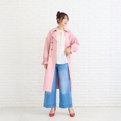 ギャザートレンチコート（51071601） | Rose Tiara (Women