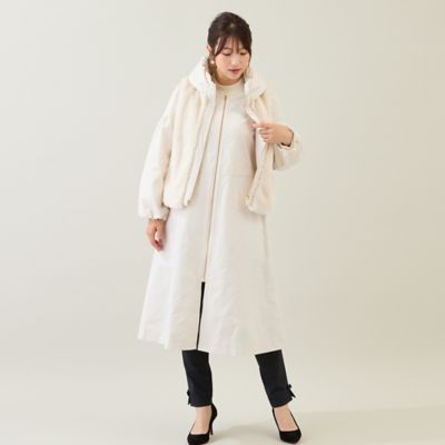 3WAY】ダウンベスト付きコート（51076501） | Rose Tiara