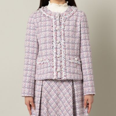 ファンシーツイードジャケット（51101301） | Rose