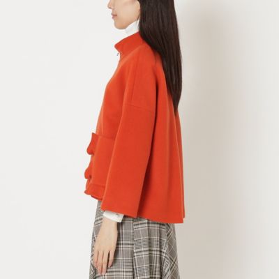 フリルポケットコクーンコート（51106408） | Rose