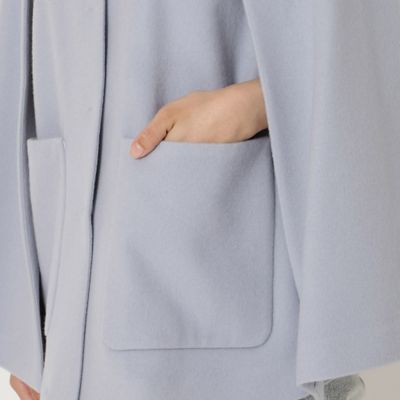 ブローチ付】ケープショートコート（51106509） | Rose Tiara