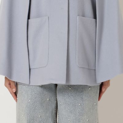 ブローチ付】ケープショートコート（51106509） | Rose Tiara