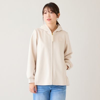 フリル裾ダンボールニットパーカー（51121601） | Rose Tiara