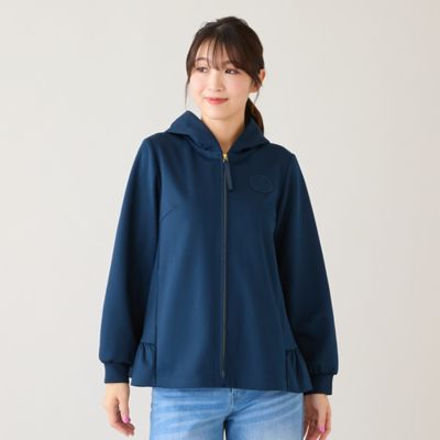 フリル裾ダンボールニットパーカー（51121601） | Rose Tiara