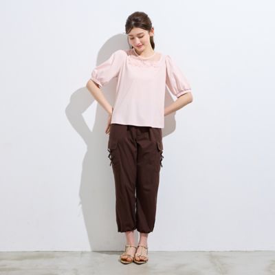 ピンク系 Rose Tiara (Women/大きいサイズ)のTシャツ・カットソー