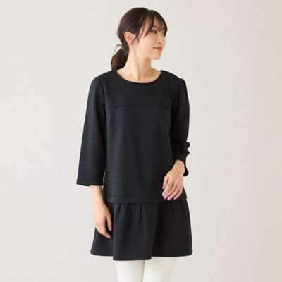 リボンディテールスウェットチュニック（51122603） | Rose