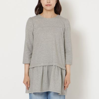 リボンディテールスウェットチュニック（51122603） | Rose