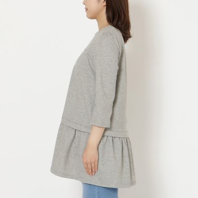 リボンディテールスウェットチュニック（51122603） | Rose