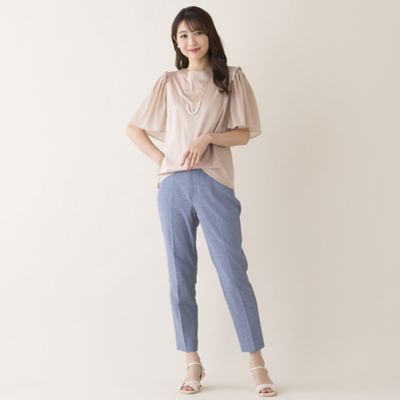 フレア袖カットソー（５１１２３４０２）