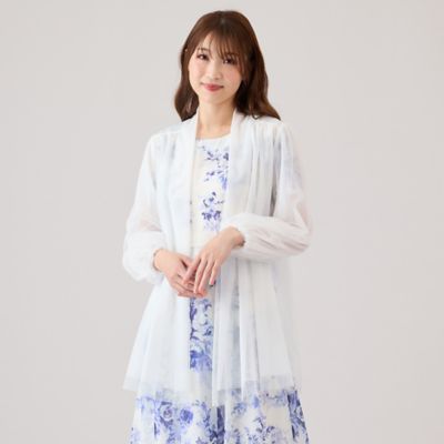 【紫外線対策】ソフトチュールカーディガン（５１１２３５０４）