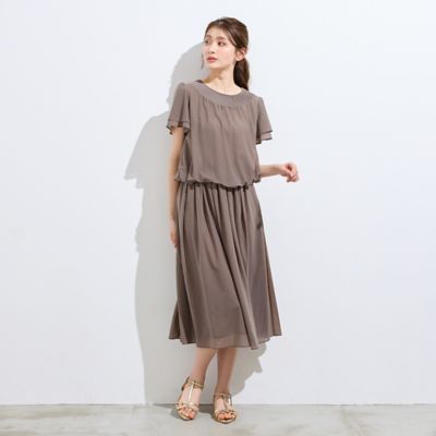＜Rose Tiara (Women/大きいサイズ)＞【セットアップ対応】バルーンヘムカットソー（５１１２３６０２）