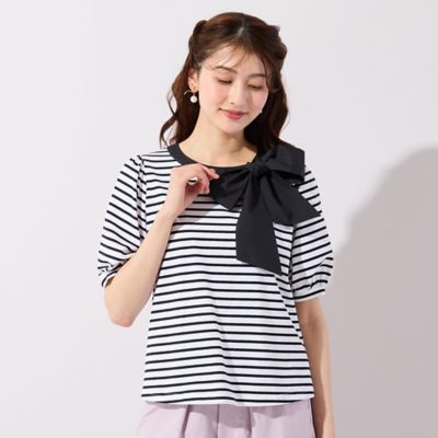 【美品】 rose tiara 長袖起毛オフショルダーカットソー グレー グレー系｜カットソー・Tシャツ｜Rose Tiara(ローズティアラ)｜阪急