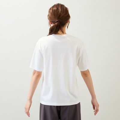 【接触冷感／綿１００％／手洗いＯＫ】巻きバラ刺繍カットソー（５１１２４５１１）