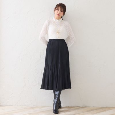 シャーリングフラワーカットソー（５１１２６４０６）