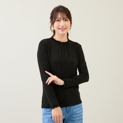 ブラック系 13号 レディースのTシャツ・カットソー | 三越伊勢丹