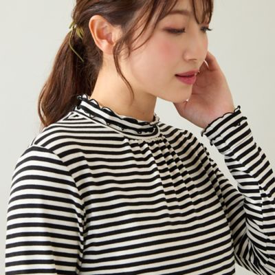 ＜Rose Tiara (Women/大きいサイズ)＞【大人気アイテム】【吸湿発熱】ラグウォームカットソー（５１１２６５０１Ａ）