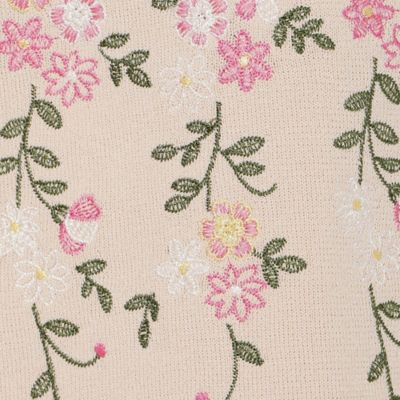 吹上刺繍クロップド丈ニットカーディガン（51131601） | Rose